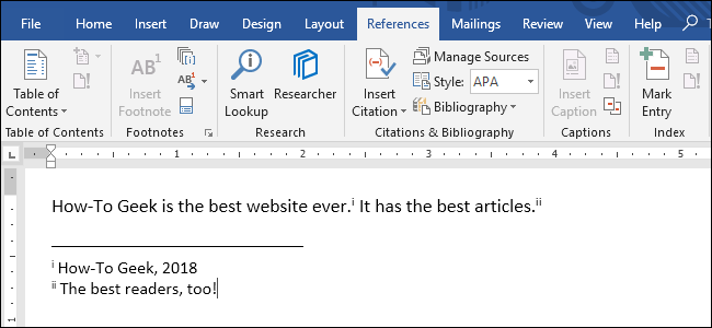 make a footnote two columns in microsoft word for mac